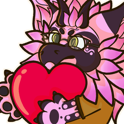 Sticker Commission by Sirrwolfie on Discord