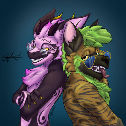 Sticker turned into a full render by @EnderDreemurr on Twitter