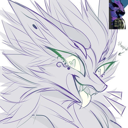 Gift Sketch done by @zephyrrcue during a stream