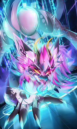 Auction piece by @zephyrrcue on Twitter (This image is compressed heavily)