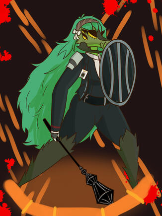 Commission from @inkymoth.bsky.social on Bluesky