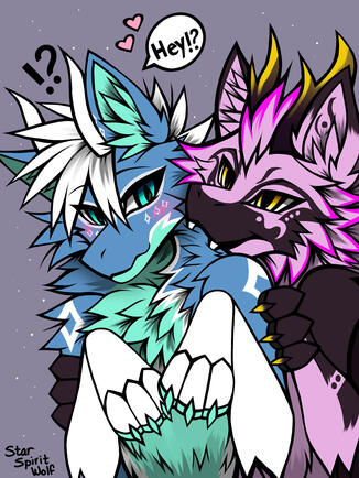 Gift from a friend by @StarSpiritWolf on Twitter