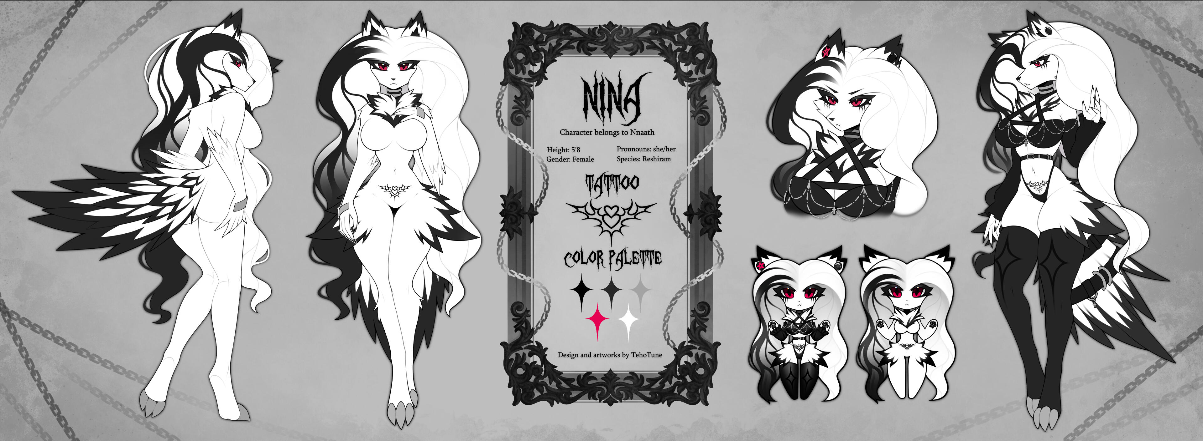 Nina Reference Sheet by @TehoTune on Twitter