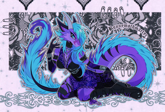 Commission by @BUNNYMOTHMARTYR on Twitter